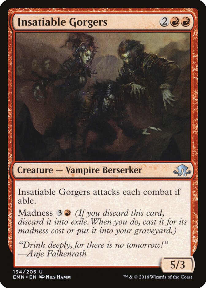 Insatiable Gorgers - Eldritch Moon (Uncommon) [EMN-134] Image principale du produit
