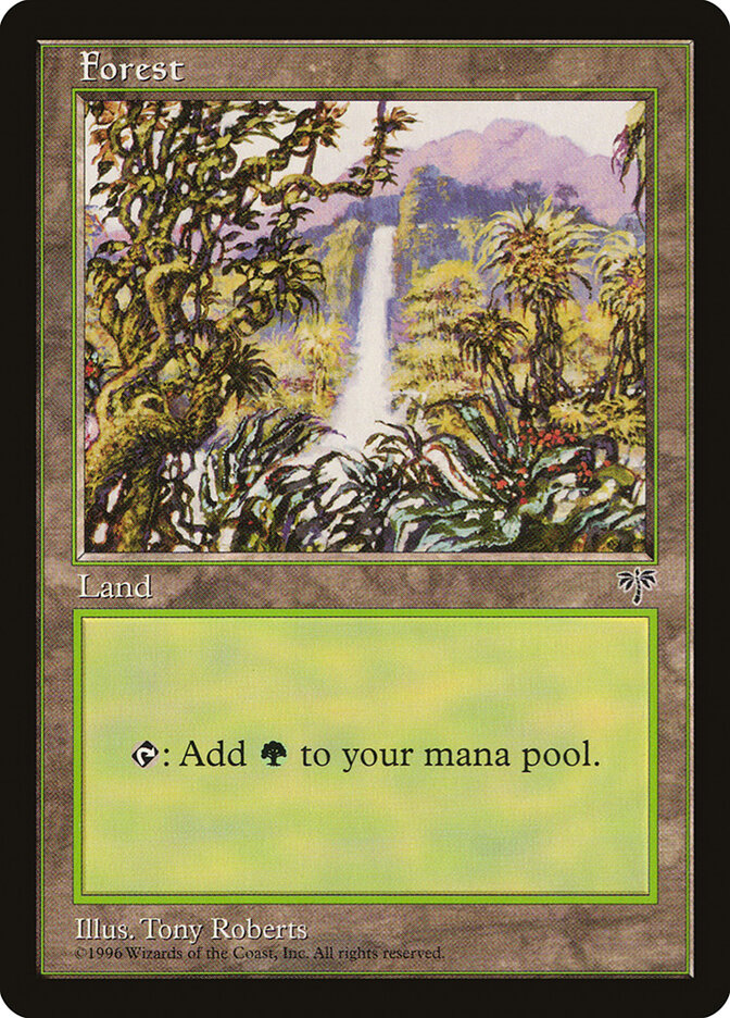 Magic-kaart Forest MIR-348 uit Mirage (Land)