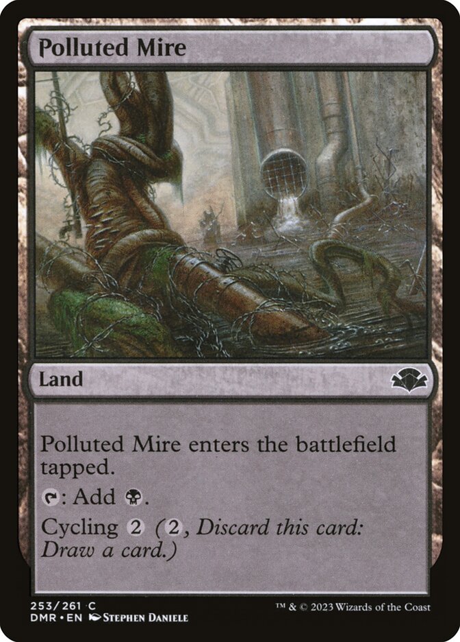 Polluted Mire - Dominaria Remastered (Common) [DMR-253]