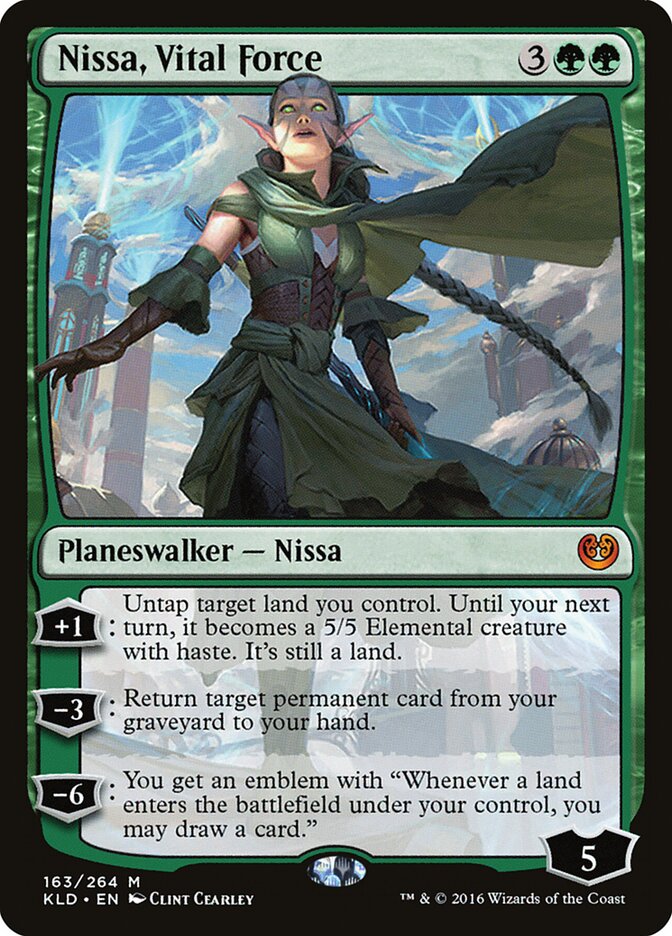 Nissa, Vital Force - Kaladesh (Mythic) [KLD-163]