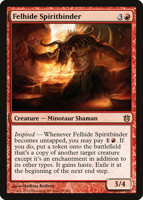 Felhide Spiritbinder – Born of the Gods (BNG-96) Magic: The Gathering card