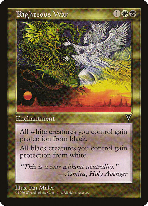 Righteous War – Visions (VIS-134) Magic: The Gathering card | LC-REM-20260804-15151820538188-bbcacb8e-1aff-4807-b70c-a17d6703d279