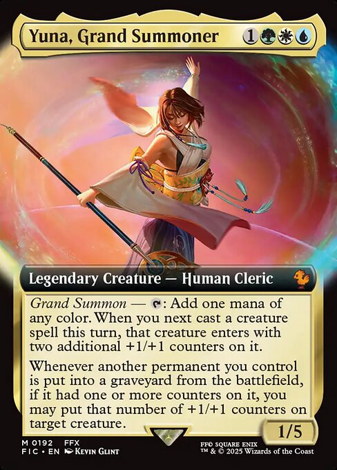 Yuna, Grand Summoner – Final Fantasy Commander (FIC-192) Magic: The Gathering card | LC-REM-20260804-15339709497676-bbd454a8-b8d0-4755-bd60-321d51589904 Imagen principal del producto