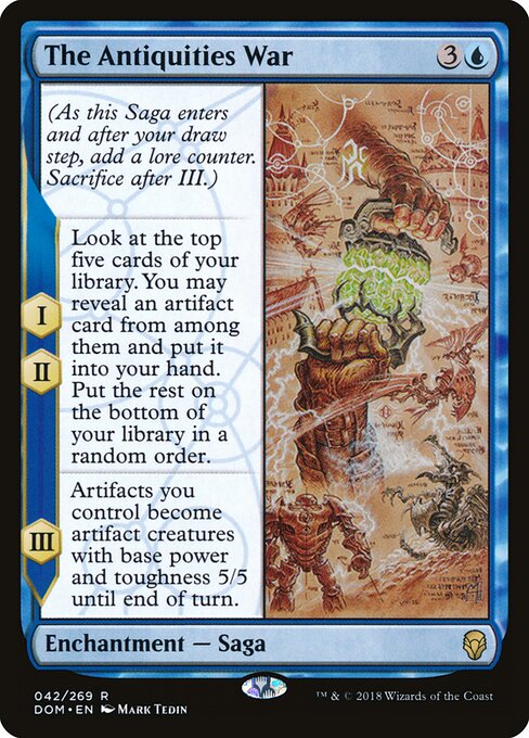 The Antiquities War – Dominaria (DOM-42) Magic: The Gathering card | LC-REM-20260804-15150826488140-bbda670a-00a7-419c-b4b5-bfdb323f006d