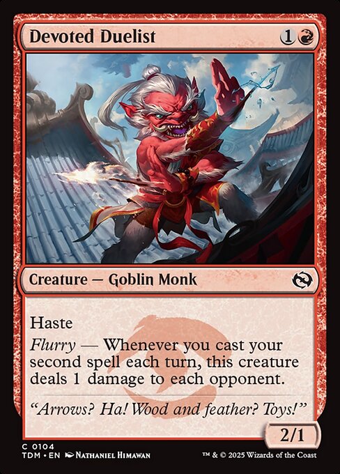Devoted Duelist – Tarkir: Dragonstorm (TDM-104) Magic: The Gathering card | LC-REM-20260804-15401850700108-bbf9c673-37b4-48ed-a9ea-13f8e3e6c47b Hoofdafbeelding