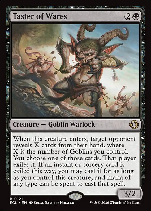 Taster of Wares – Lorwyn Eclipsed (ECL-121) Magic: The Gathering card