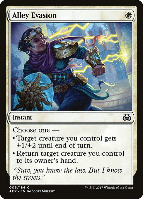 Alley Evasion – Aether Revolt (AER-6) Magic: The Gathering card Imagen principal del producto