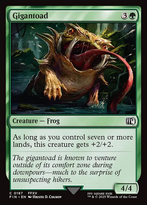 Gigantoad – Final Fantasy (FIN-187) Magic: The Gathering card | LC-REM-20260804-15543935172940-bc10d648-4053-460f-bc52-9c20477bf6de