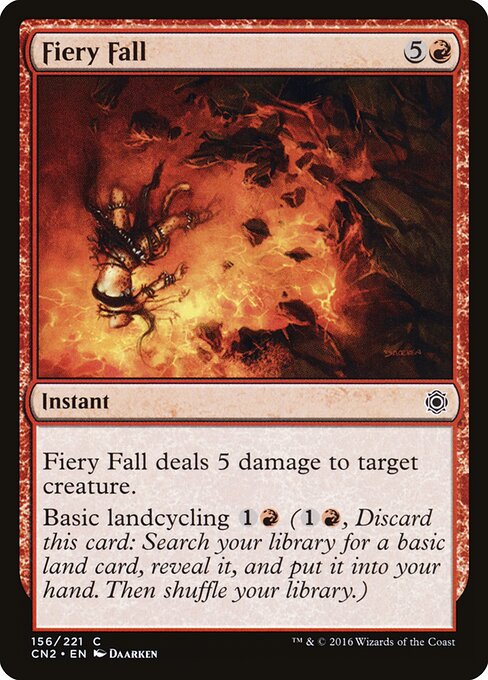 Fiery Fall – Conspiracy: Take the Crown (CN2-156) Magic: The Gathering card Main image