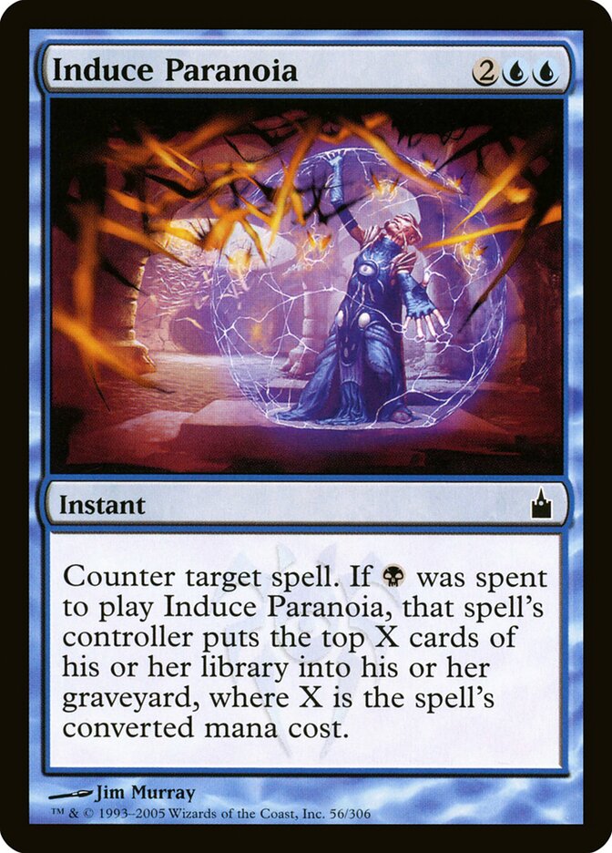 Induce Paranoia - Ravnica: City of Guilds (Common) [RAV-56]