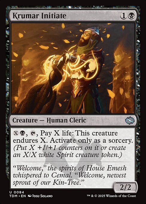 Krumar Initiate – Tarkir: Dragonstorm (TDM-84) Magic: The Gathering card | LC-REM-20260804-15401910763852-bc66680f-24ab-433a-8197-feac3a174075