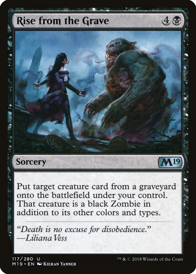 Rise from the Grave - Core 2019 (Uncommon) [M19-117] Hoofdafbeelding