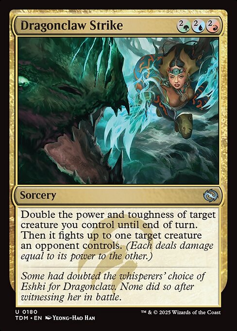 Dragonclaw Strike – Tarkir: Dragonstorm (TDM-180) Magic: The Gathering card | LC-REM-20260804-15401874424140-bc7692ef-7091-4365-85a8-1edbd374f279