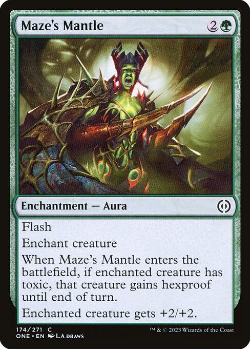 Maze's Mantle – Phyrexia: All Will Be One (ONE-174) Magic: The Gathering card | LC-REM-20260804-15711440044364-bc79106b-9aa2-4add-b9ca-e3c7aafd9821 Main image