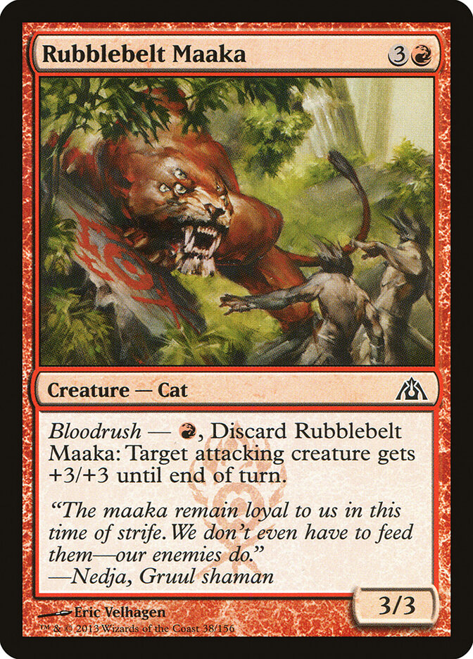Rubblebelt Maaka - Dragon's Maze (Common) [DGM-38]