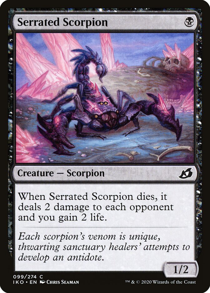 Serrated Scorpion - Ikoria: Lair of Behemoths (Common) [IKO-99]