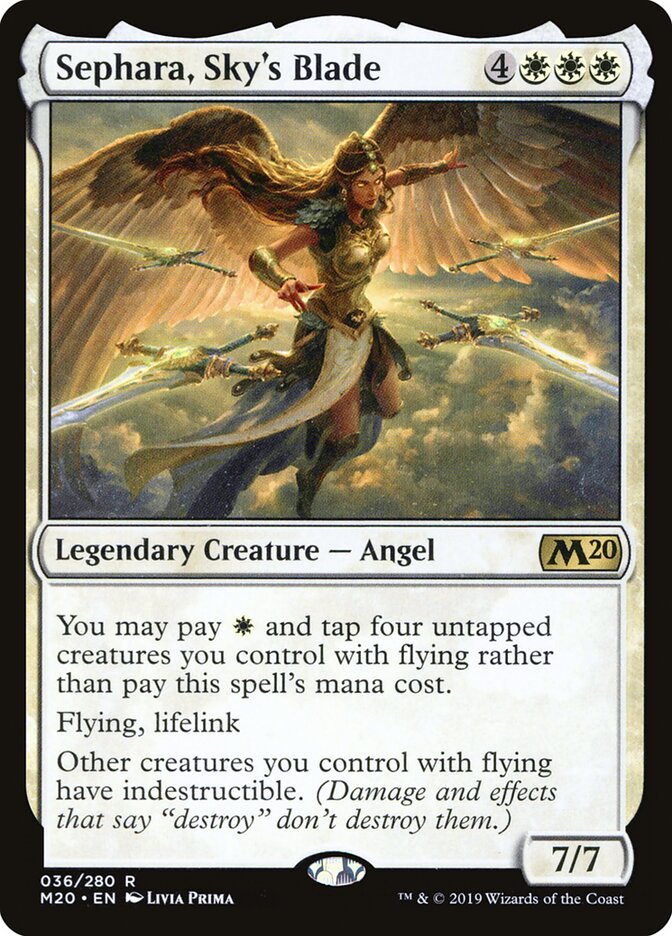 Magic-kaart Sephara, Sky's Blade M20-36 uit Core 2020 (Rare)
