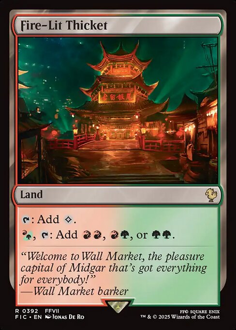 Fire-Lit Thicket – Final Fantasy Commander (FIC-392) Magic: The Gathering card | LC-REM-20260804-15339560468812-bcab849e-336d-490f-8dd2-0936fba2afbe