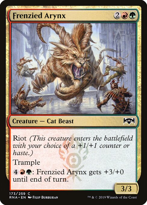Frenzied Arynx – Ravnica Allegiance (RNA-173) Magic: The Gathering card