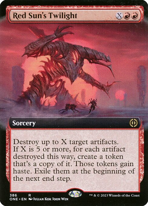 Red Sun's Twilight – Phyrexia: All Will Be One (ONE-386) Magic: The Gathering card | LC-REM-20260804-15675719156044-bcf27ba9-7d6a-41d1-acec-a55c25e39997 Imagen principal del producto