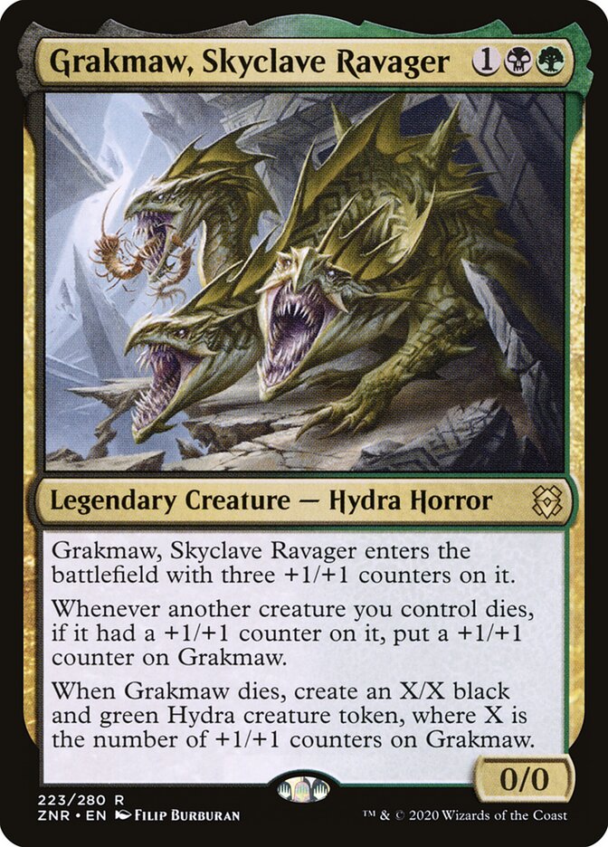 Magic-kaart Grakmaw, Skyclave Ravager ZNR-223 uit Zendikar Rising (Rare) Main image