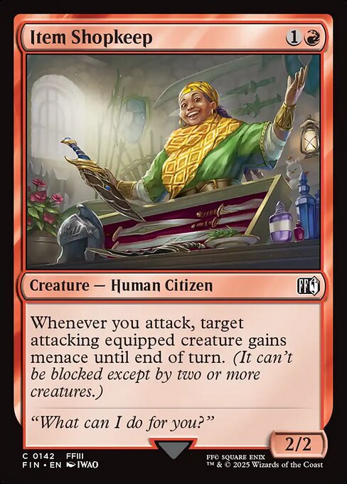 Item Shopkeep – Final Fantasy (FIN-142) Magic: The Gathering card | LC-REM-20260804-15543935271244-bd2db3f5-fd0d-4817-af90-6bea1f07e16b Immagine principale del prodotto