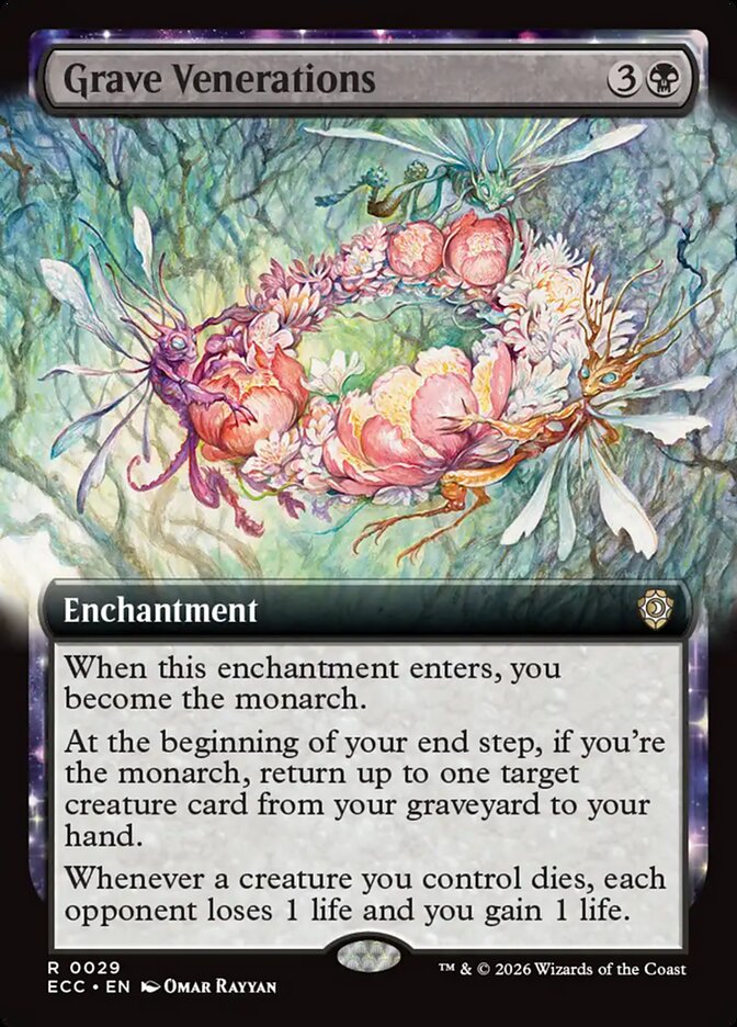 Magic-kaart Grave Venerations ECC-29 uit Lorwyn Eclipsed Commander (Rare) Hauptbild