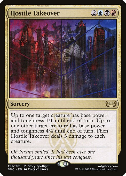 Hostile Takeover – Streets of New Capenna (SNC-191) Magic: The Gathering card | LC-REM-20260804-15339582292300-bd7df727-50ea-4ea8-bdb9-d7ef16199d8a