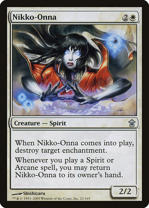 Nikko-Onna – Saviors of Kamigawa (SOK-21) Magic: The Gathering card