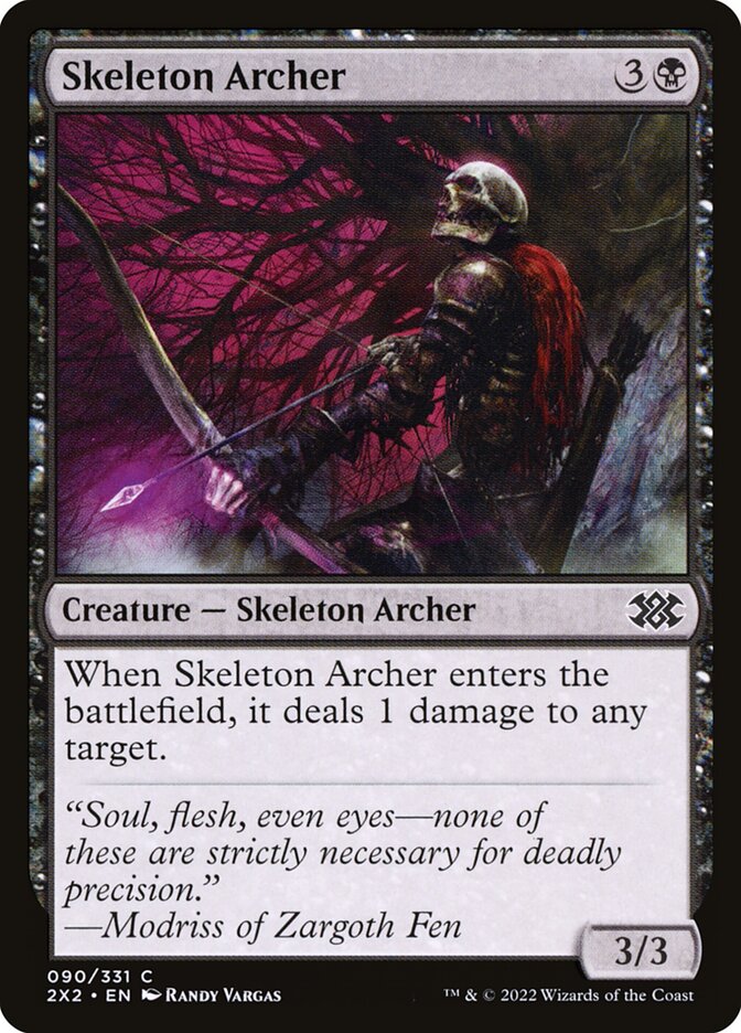 Skeleton Archer - Double Masters 2022 (Common) [2X2-90]