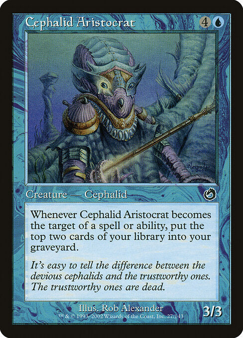 Cephalid Aristocrat – Torment (TOR-27) Magic: The Gathering card