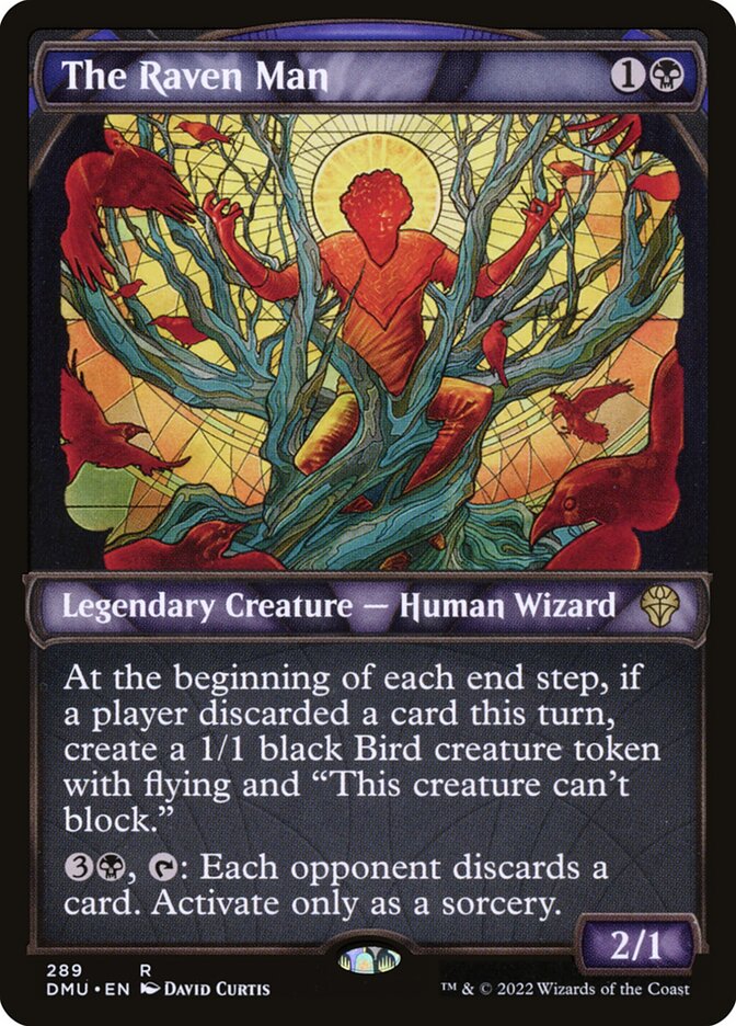 Magic-kaart The Raven Man DMU-289 uit Dominaria United (Rare)