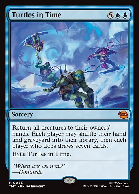 Turtles in Time – Teenage Mutant Ninja Turtles (TMT-55) Magic: The Gathering card | LC-REM-20260804-15611749499212-bdb3efe7-7b12-4503-83e9-7977eb099db5