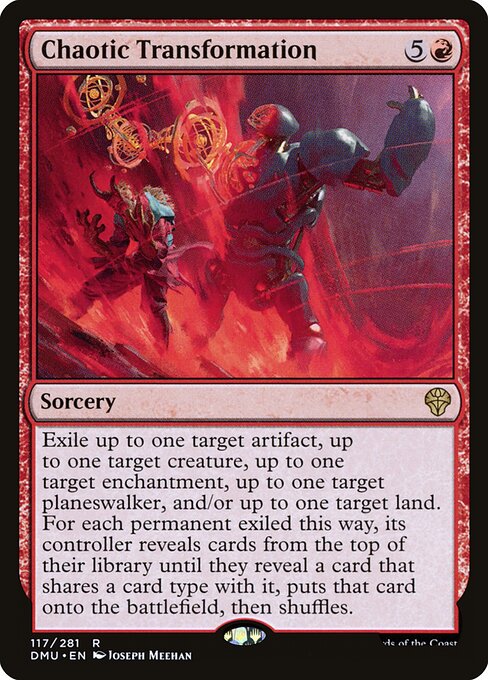 Chaotic Transformation – Dominaria United (DMU-117) Magic: The Gathering card | LC-REM-20260804-15339534516556-bdfb44f1-e366-437a-bde3-59bfdb362864 Imagen principal del producto