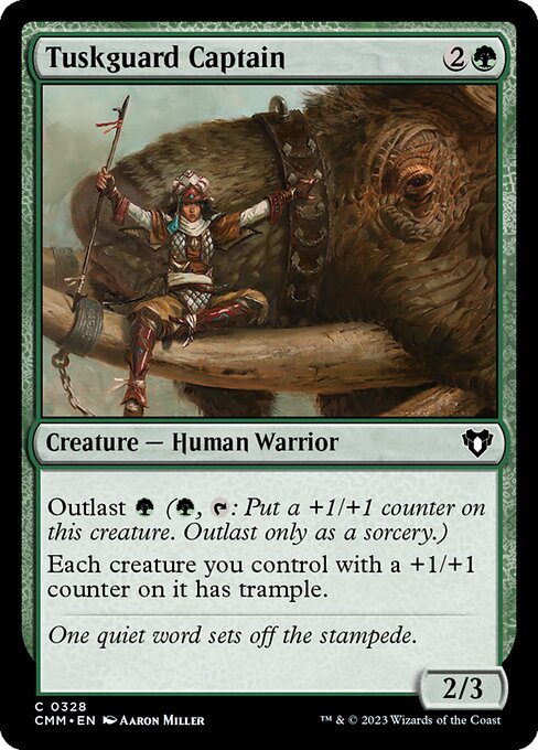 Tuskguard Captain – Commander Masters (CMM-328) Magic: The Gathering card | LC-REM-20260804-15376411066700-be1165a2-e697-4ceb-91ba-693a3a006f27 Immagine principale del prodotto