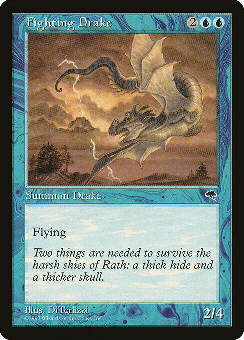 Fighting Drake – Tempest (TMP-63) Magic: The Gathering card | LC-REM-20260804-15151505932620-be436b65-9193-45ca-93e0-c5e9718f7e72 Image principale du produit