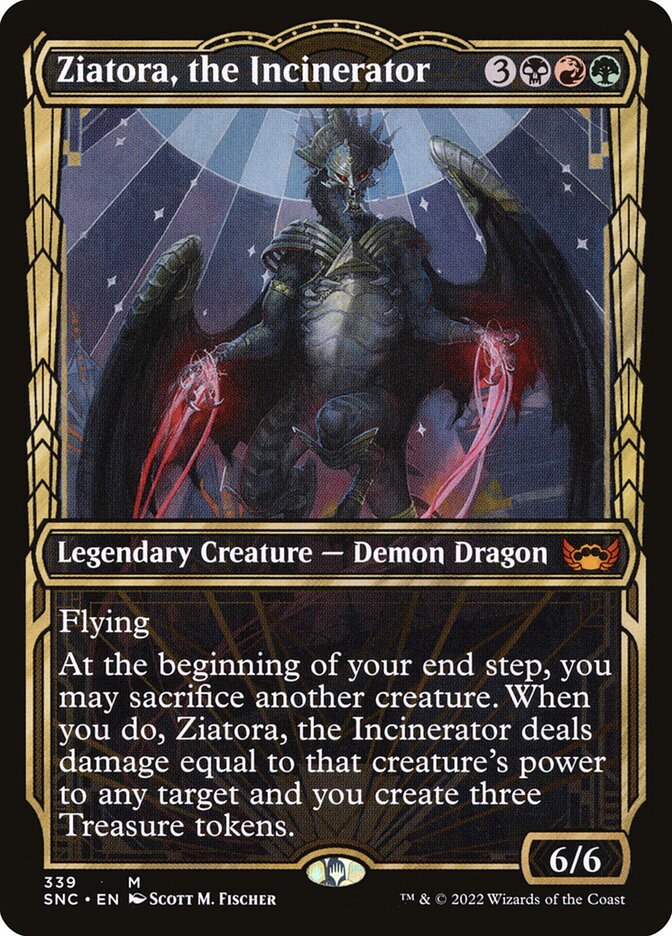 Magic-kaart Ziatora, the Incinerator XSNC-339 uit Streets of New Capenna: Extras (Mythic)