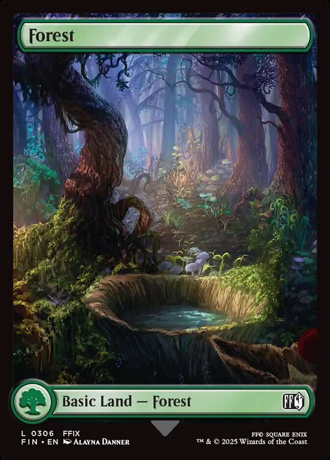 Forest (V.1) - Magic: The Gathering - FINAL FANTASY (Land) [FIN-306] Main image
