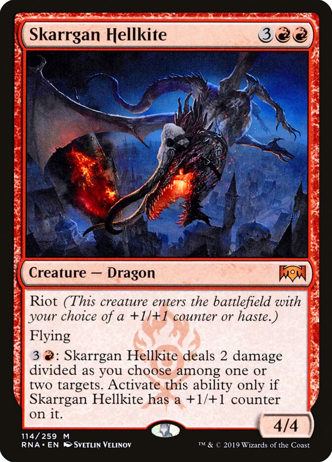Skarrgan Hellkite - Ravnica Allegiance (Mythic) [RNA-114]