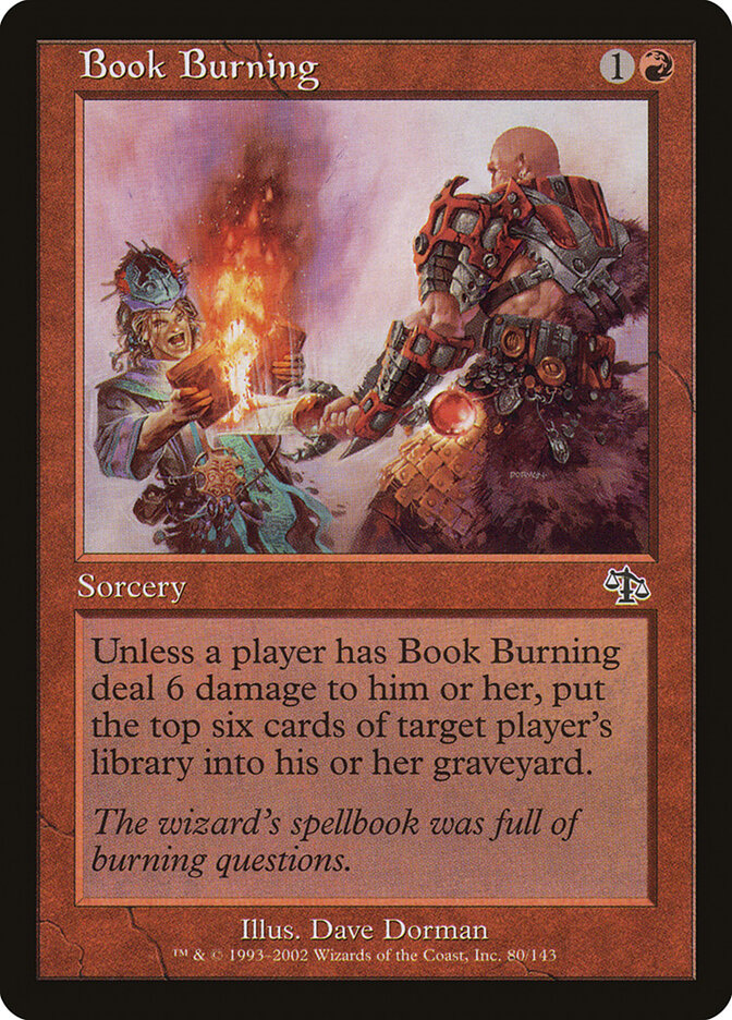 Book Burning - Judgment (Common) [JUD-80]