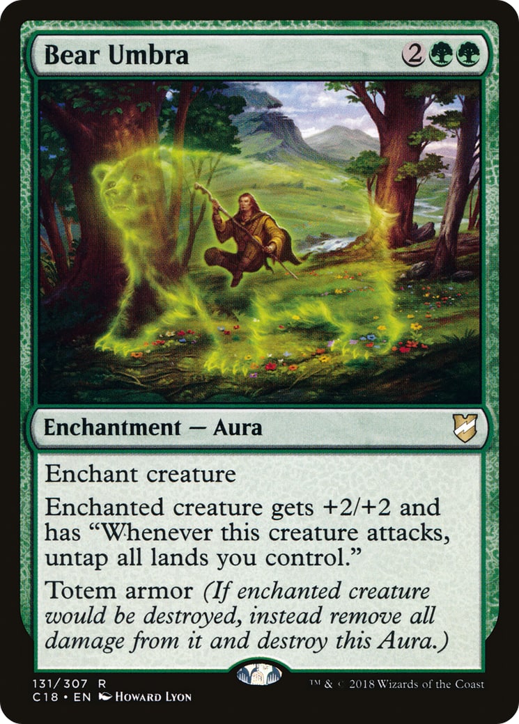 Bear Umbra – Commander 2018 131 – Magic: The Gathering single card | Lichcards Main image