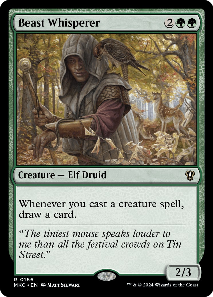 Beast Whisperer – Commander: Murders at Karlov Manor 166 – Magic: The Gathering single card | Lichcards