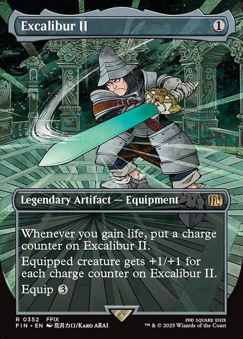 Excalibur II – Final Fantasy (FIN-352) Magic: The Gathering card | LC-REM-20260804-15339556503884-becf759b-e3bc-4281-a1e1-1da9f36247ef