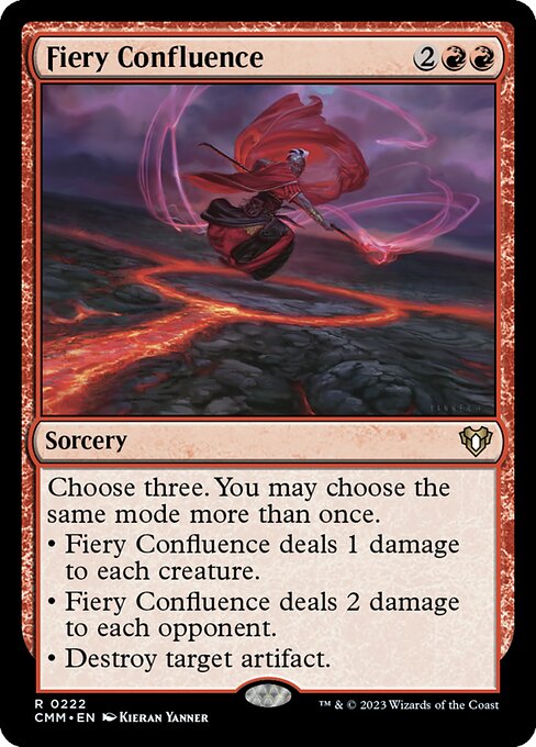 Fiery Confluence – Commander Masters (CMM-222) Magic: The Gathering card Main image