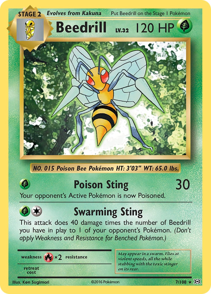 Beedrill – Evolutions 7 – Pokémon TCG single card | Lichcards
