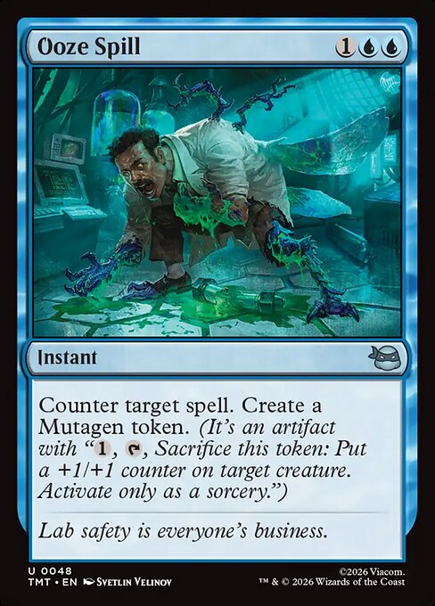 Ooze Spill – Teenage Mutant Ninja Turtles (TMT-48) Magic: The Gathering card