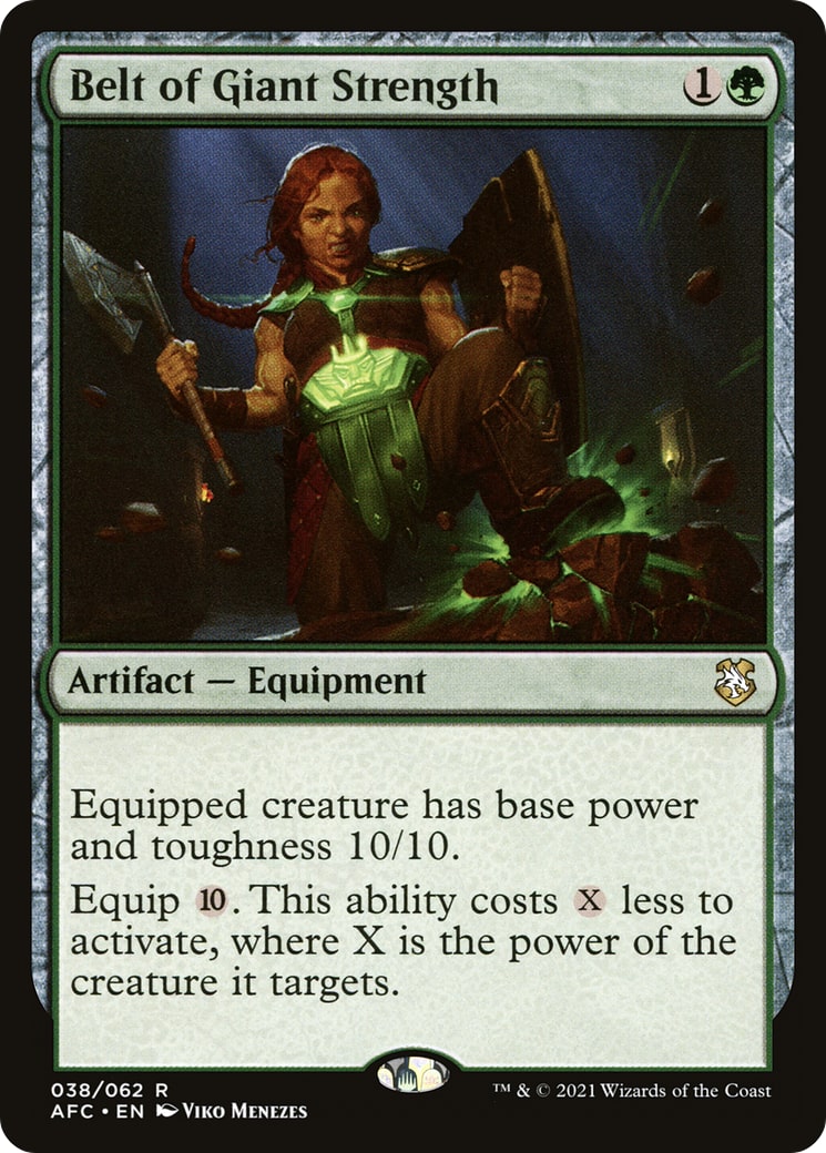 Belt of Giant Strength – Commander: Adventures in the Forgotten Realms 38 – Magic: The Gathering single card | Lichcards Imagen principal del producto