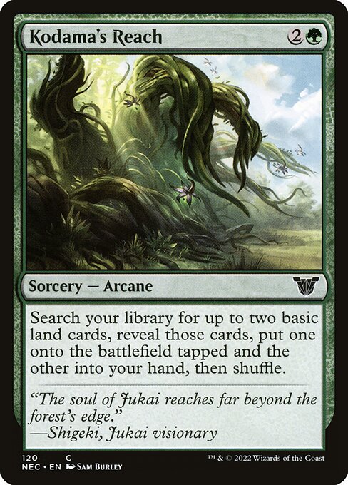 Kodama's Reach – Neon Dynasty Commander (NEC-120) Magic: The Gathering card | LC-REM-20260804-15711434047820-bf1c9d24-f5f6-43ff-85c3-034b76e1bf1b