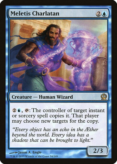 Meletis Charlatan – Theros (THS-54) Magic: The Gathering card