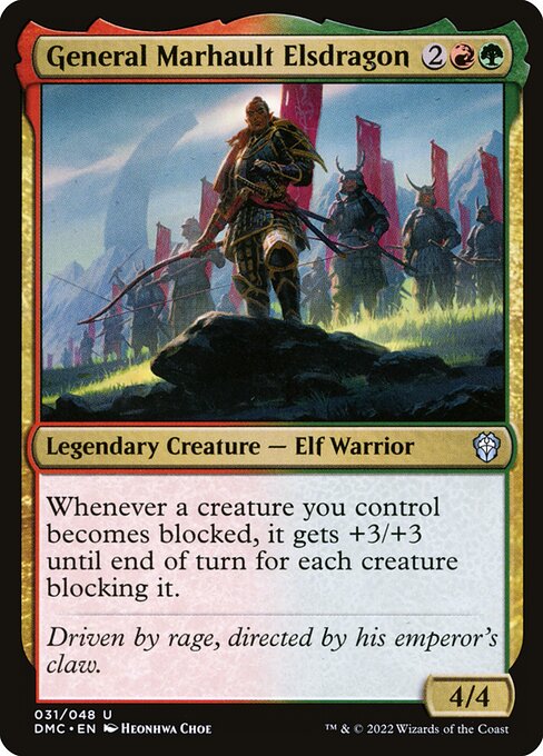 General Marhault Elsdragon – Commander: Dominaria United (DMC-31) Magic: The Gathering card